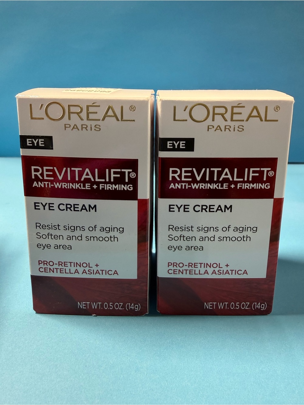 L'Oreal Revitalift Eye Cream - Red and White Packaging